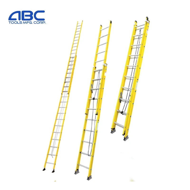 Escalera telescomica de fibra vidrio escada extensiva escalera con