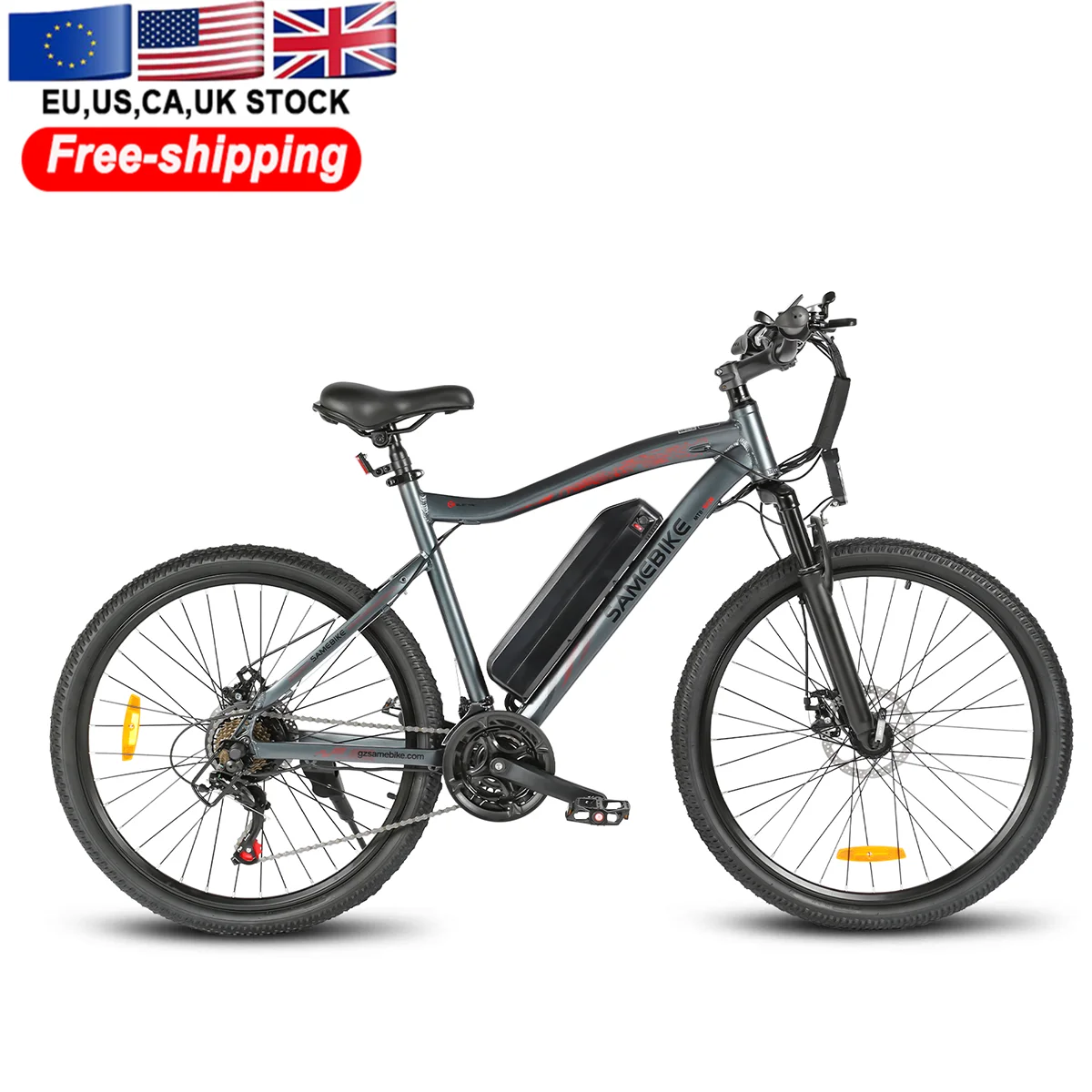 Мощный двигатель SHIMANO мощностью 500 Вт 21 скорость для взрослых внедорожных приключений Электрический горный велосипед