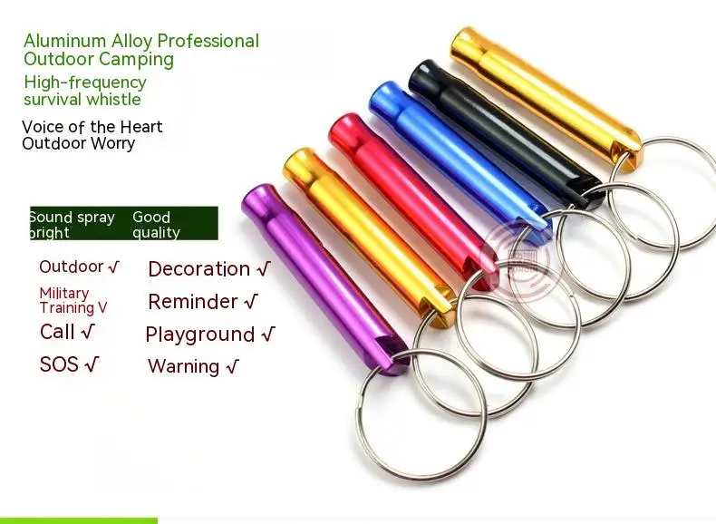 New Training Tool High Pitched Multifunctional Lifesaving Edc Equipment Outdoor Emergency Survival Whistle