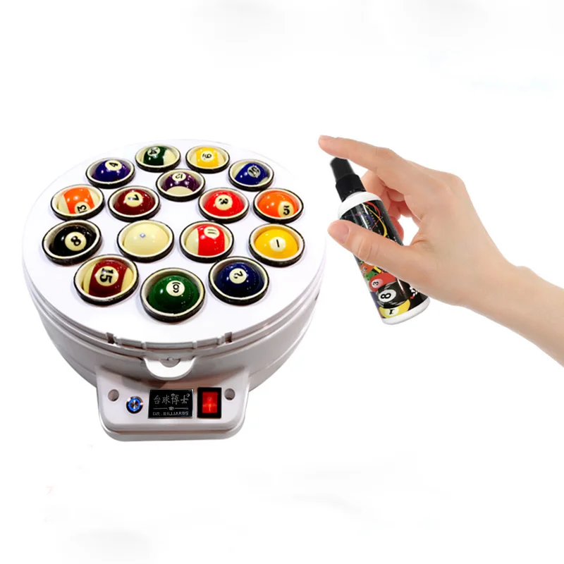 Premium Factory Direct Sell  Automatic Billiard Pool Ball Cleaning Wash Polish Machine 16 Holes