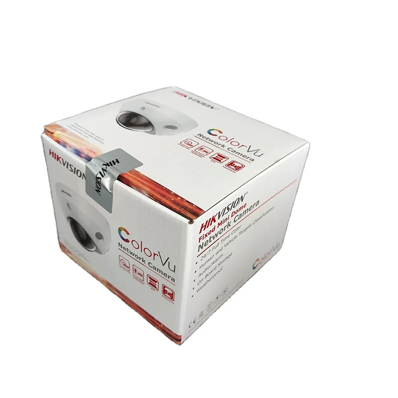 HIK DS-2CD2547G2-LS 4MP ColorVu Mini Dome Network Camera Pendant Mount Kit Indoor Use NVR Data Storage Stock Available