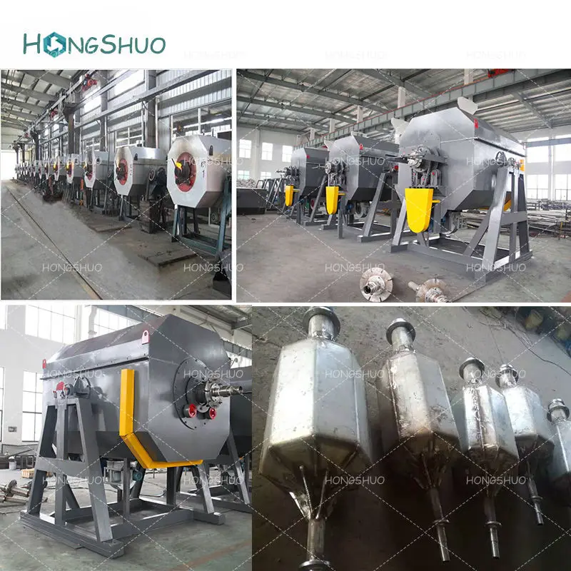 Industrial oven Hardening Furnace Tempering tilting rotary furnace