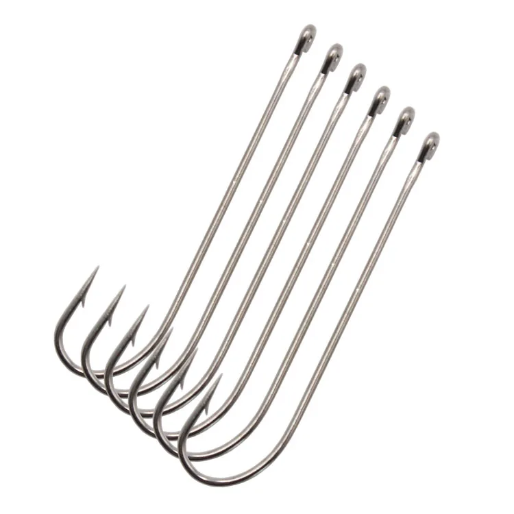 
HS9353 Long Shank Fish hooks High Carbon Steel CARLISLE Barbed Fishing Hooks 