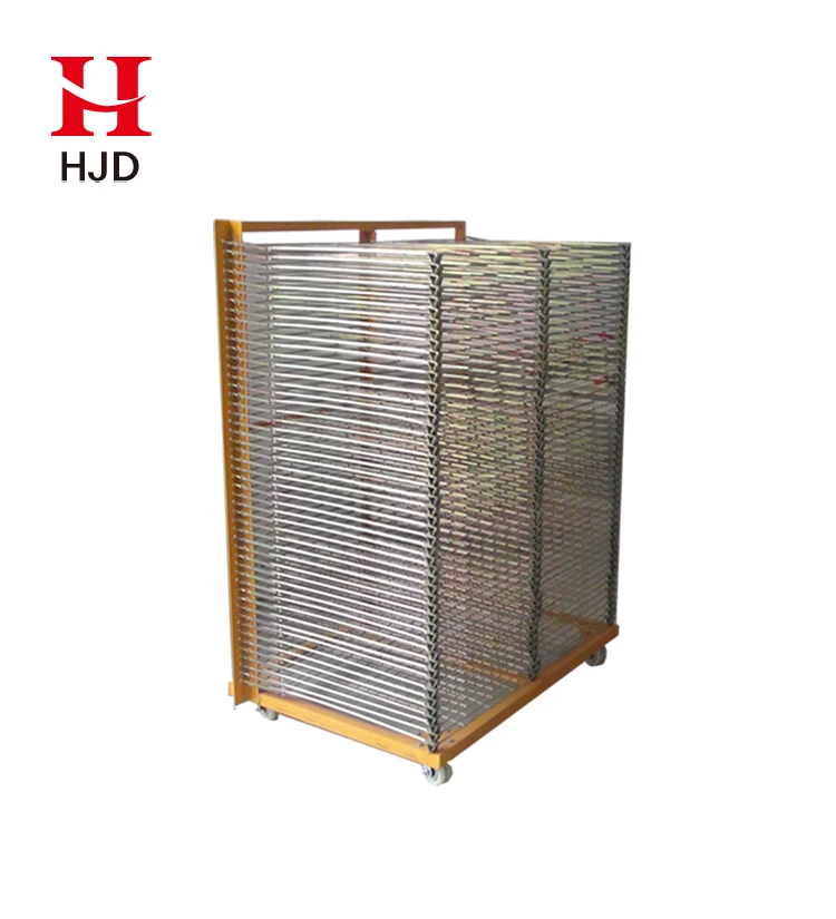 Factory directly supply screen printing drying rack foldable racks for garment t shirts drying