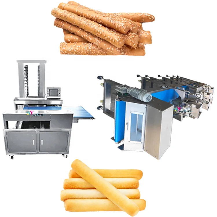 BNT-810 Automatic bread stick grissini extruder machine sesame breadsticks making machine production line