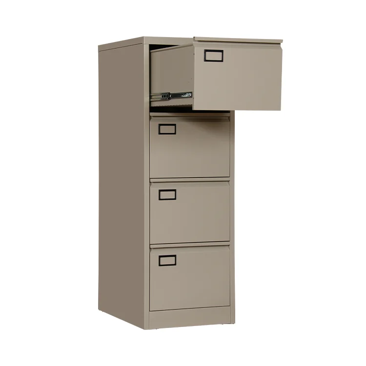 High Quality Card File Cabinet A4 Paper Storage Filing Cabinet 4 Drawer Lockable Cabinet