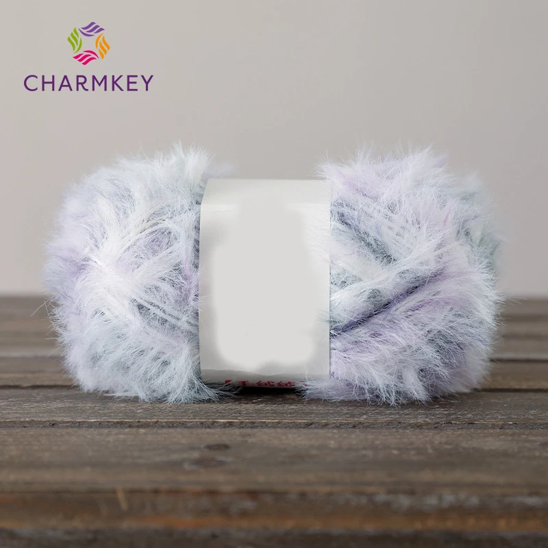 Yarn Craftsman 100% nylonSuper bulk chunky fur chunky fancy yarn for knitting