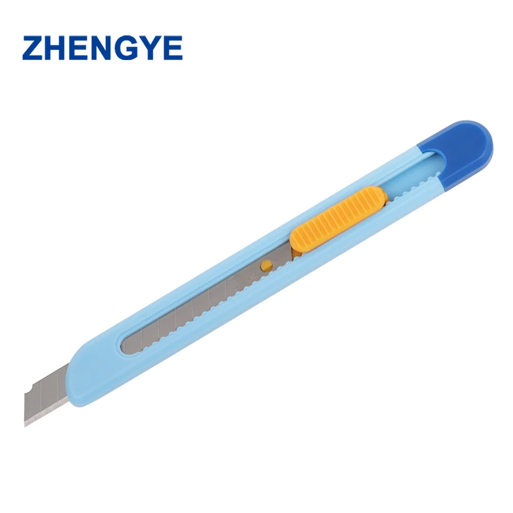 Hot Sells 9mm Safety Auto-Lock Precision Stationery Knife Box Cutter Utility Knives Used for Office