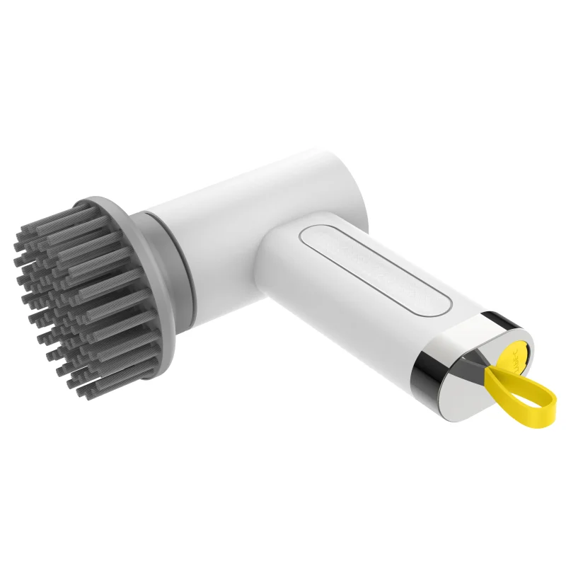 4-in-1 Rechargeable Magic Brush USB Battery Powered Electric Cleaning Spin Scrubber 3 Brush Heads Kitchen Bathroom Outdoor Use