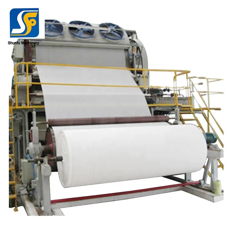 Jumbo roll Size Paper Product Making Machinery Paper Recycling Small Scale Plant