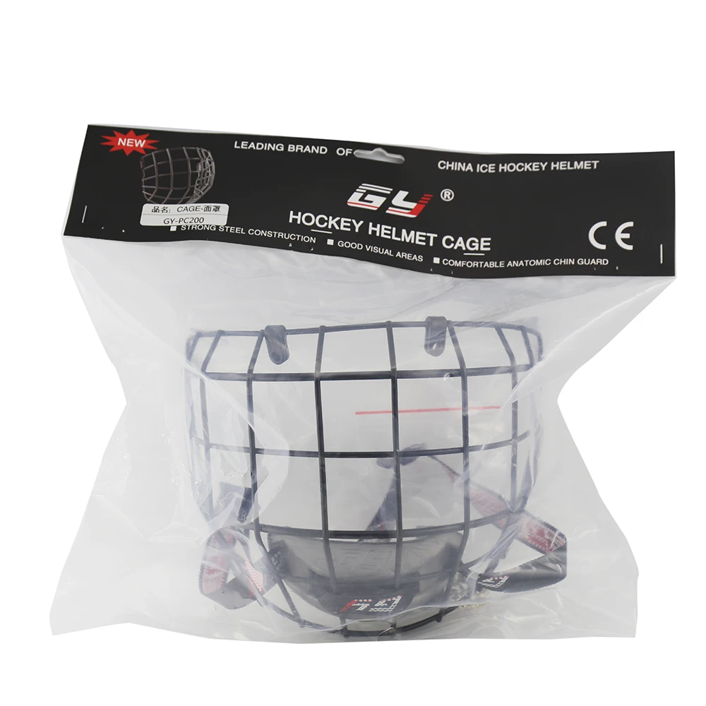 GY Hot Sale A3 Steel With Strip Free Size Helmet cage