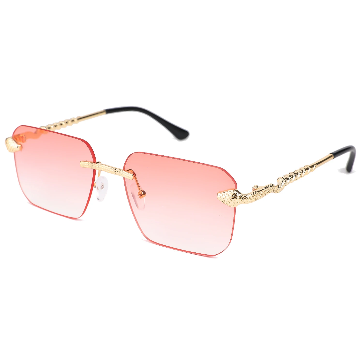 Europe and the United States fashion high-grade retro sunglasses oval round face thin glasses female sunscreen sunglasses 9909