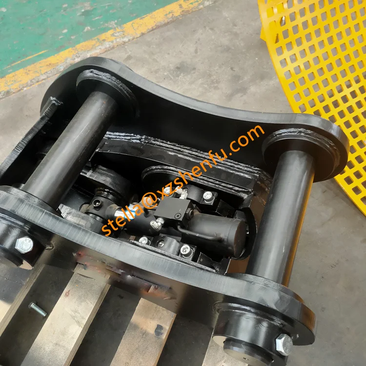 Excavator Hydraulic Twin Locks Quick Hitch Coupler for Hydraulic Breaker Compactor Ripper Grapple