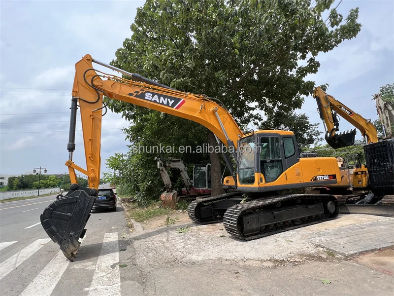 SANY second hand excavator SY215C SY235C with ISUZU engine heavy used excavator ready to ship