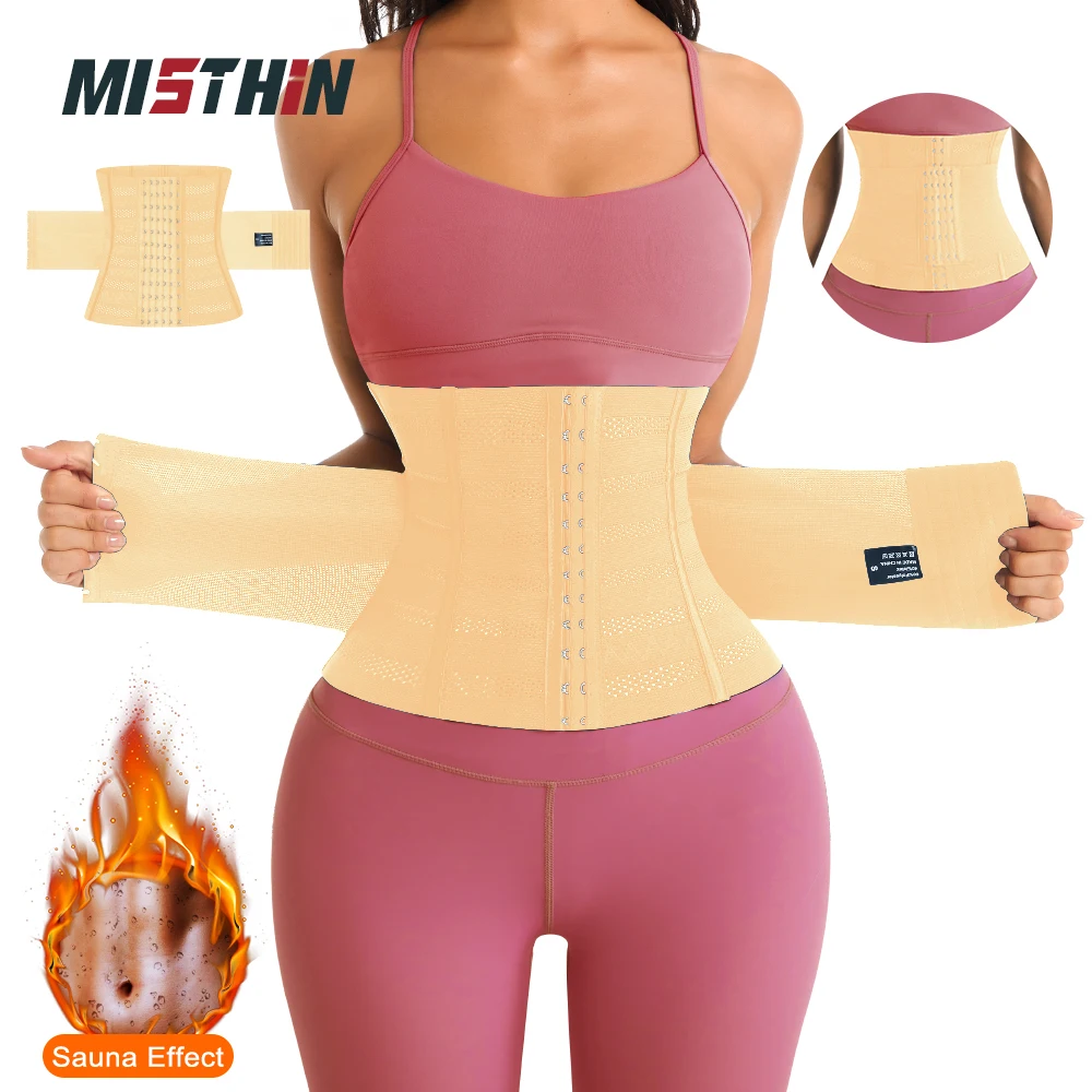 Waist Trainer Postpartum Belly Band Wrap Belt Tummy Control Waist Cincher Body Shaper for Women
