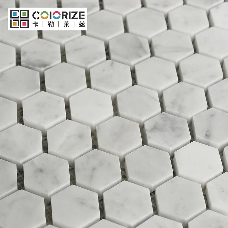  Colorize Wholesale Carrara Marble Mosaic tile