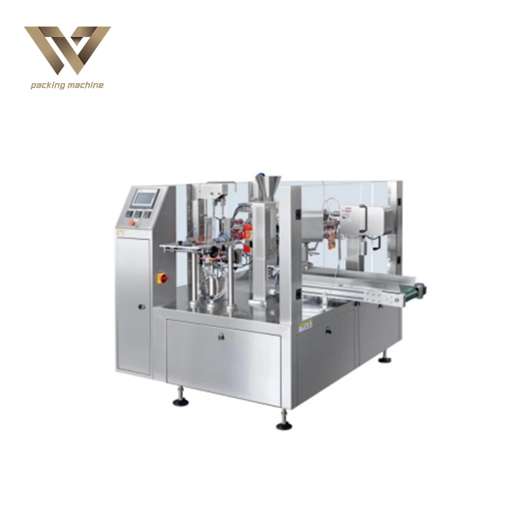 Fully Automatic Bagging Machine Oat Sichuan Pepper Food Doypack Filling Packaging Packing Machine