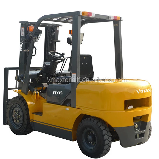 Китай (материк) VMAX 3,5 т дизельный вилочный погрузчик Высота подъема 3м 2-ступенчатый мачты в Китае (стандарты CE, ISO