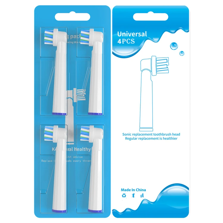 Smart Oral Electric Toothbrush Heads Patented Replacement Toothbrush Heads With Dupont bristles EB17-X
