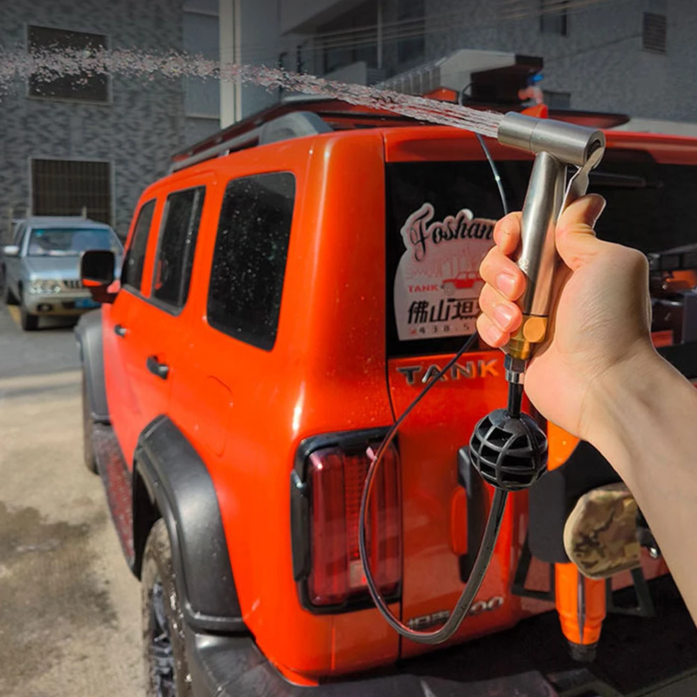 Camping Universal 30L Plastic Water Tank for Roof Rack With Electric Pump