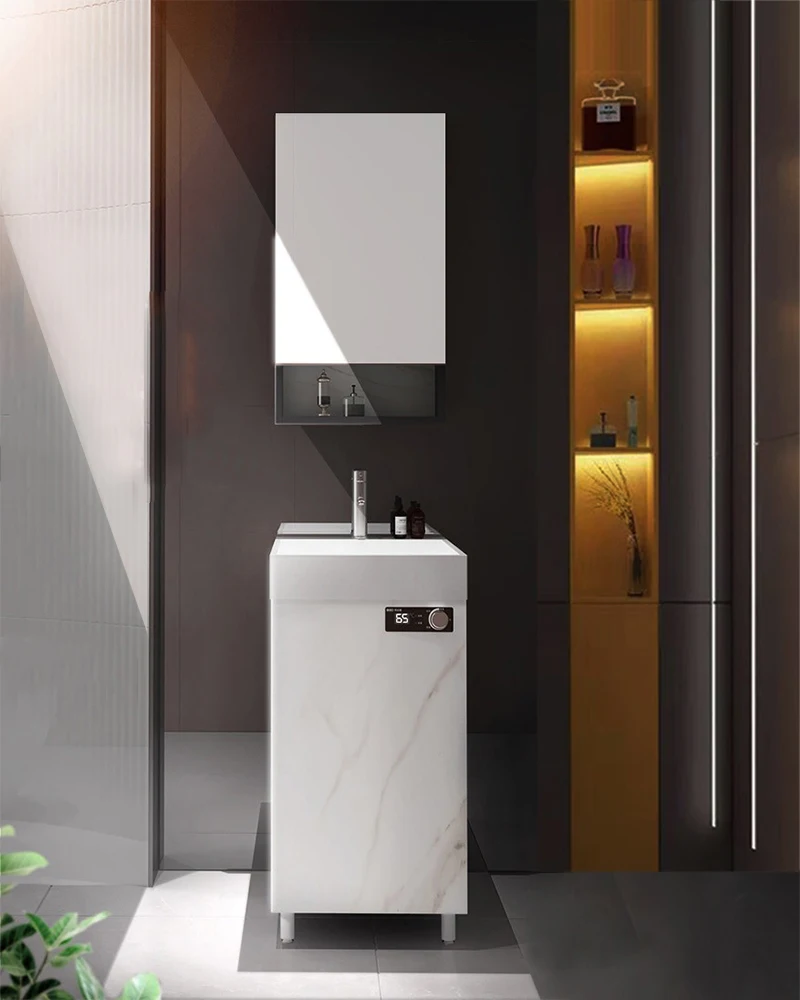 2021 Vigor dragon ванная комната V61 стоячие шкафы со встроенным водонагревателем светодиодное зеркало