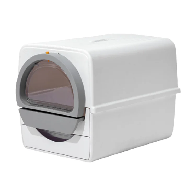 Cleaning Smart Pets Training System Auto Cat Toilet Trainer Semi Closed Smart Self Cleaning cube Cat Litter Box