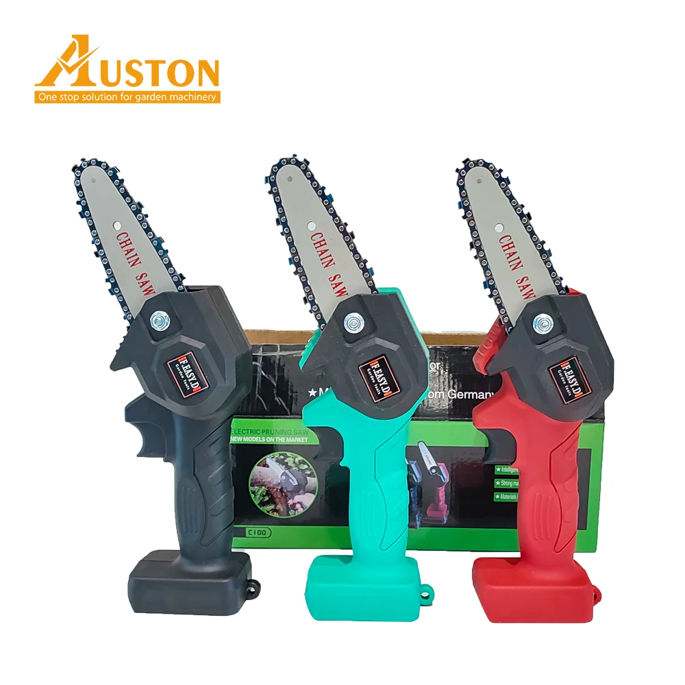 Motocierra reergable Electrica De Bateria Mini Tronconneuse Main