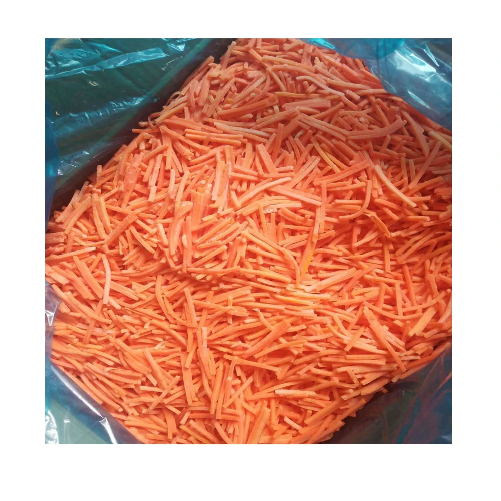 IQF Natural Freezing Vegetables Frozen Blanched Slice Cut Carrot