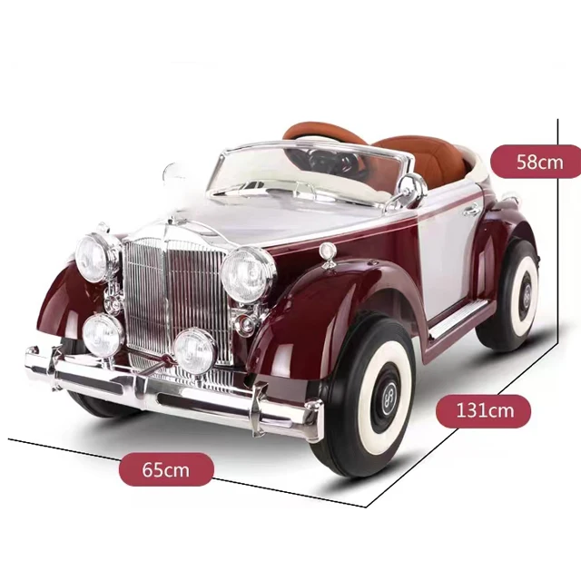 Vintage Cars Toys Pull Back Ride on Go Kart Kids Electric Toy Cars Electric for Kids Adults Electric Kids Car China
