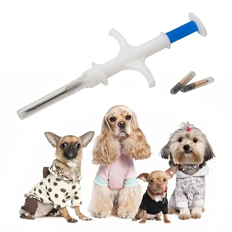 GooDoctor Injection Rfid Pet Id Glass Tag Animal Microchip Syringe for Arowana Fish Implantable