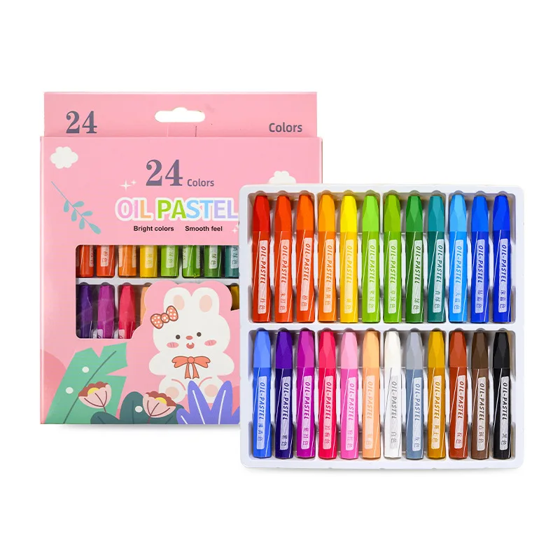 12/24/36 colors non toxic washable oil pastel painting set graffiti crayon drawing kit art supplies