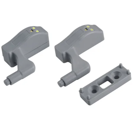 Led Inner Hinge Lamp Cabinet Cupboard Light with Battery for and Hinges