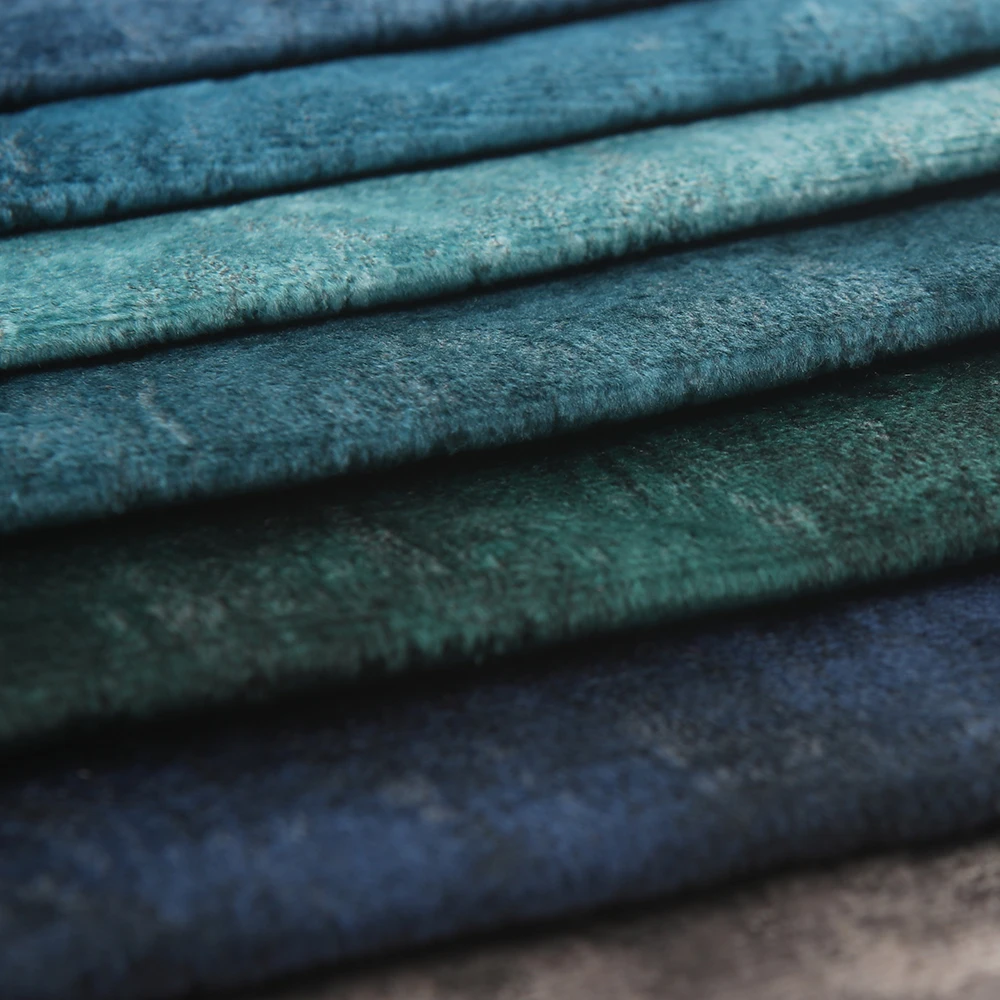 New Arrival Multicolor Bronzed Printed Velvet Home Deco Fabric For Sofa Furniture 100% Polyester Upholstery Fabric