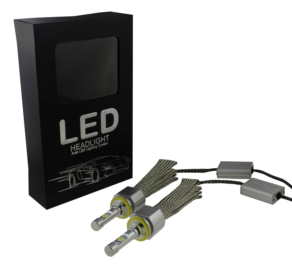 60W 8000LM car led light  h4 h7 h11 9005 9006 auto headlight bulb lighting system