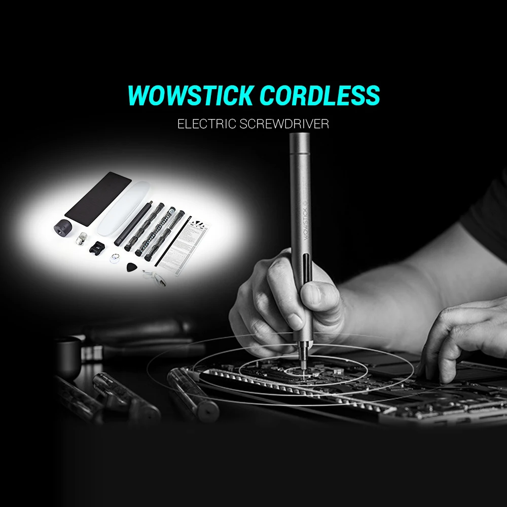 Wowstick 64 In 1 Electric Screwdriver 1F+ Dual Mode Cordless Lithium-ion Charge LED Power Screw Driver Kit DIY Tools