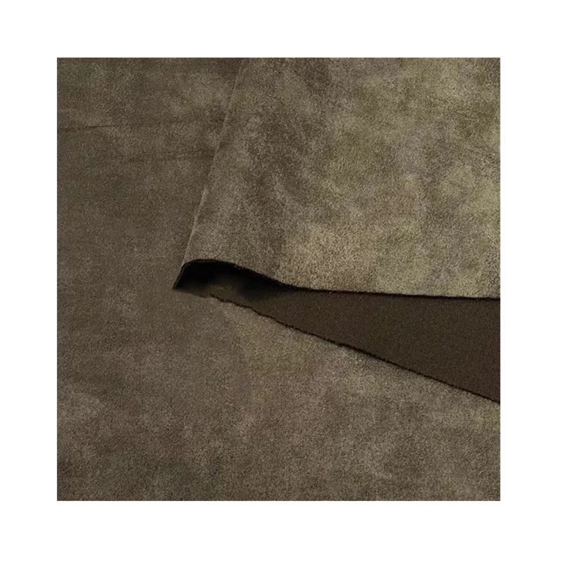 Лучшая цена, 100% полиэстер, 360D, двойная уточная замшевая ткань для одежды