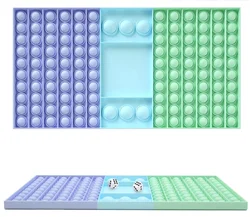 Сжимающаяся игрушка с расцветкой «шахматная доска пуш-ап пузырь аутизма особые потребности для снятия стресса сенсорная Непоседа игрушки Шахматная доска