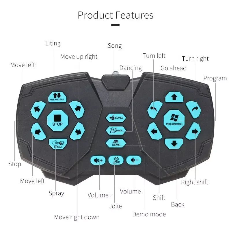 DF Whirlwind Ares radio control toys artificial intelligence ai robot dancing robot smart toys for boy rc toys 2023 new arrivals