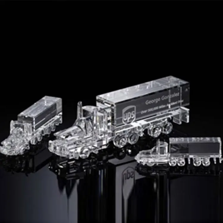 Заводская дешевая оптовая продажа Красивая модель из хрустального стекла подарок трофей K9 украшение из хрустального стекла