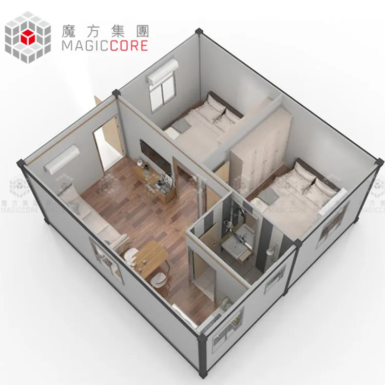 40ft 20ft new brand prebuilt container house for sale flat pack prefab cheap portable container houses