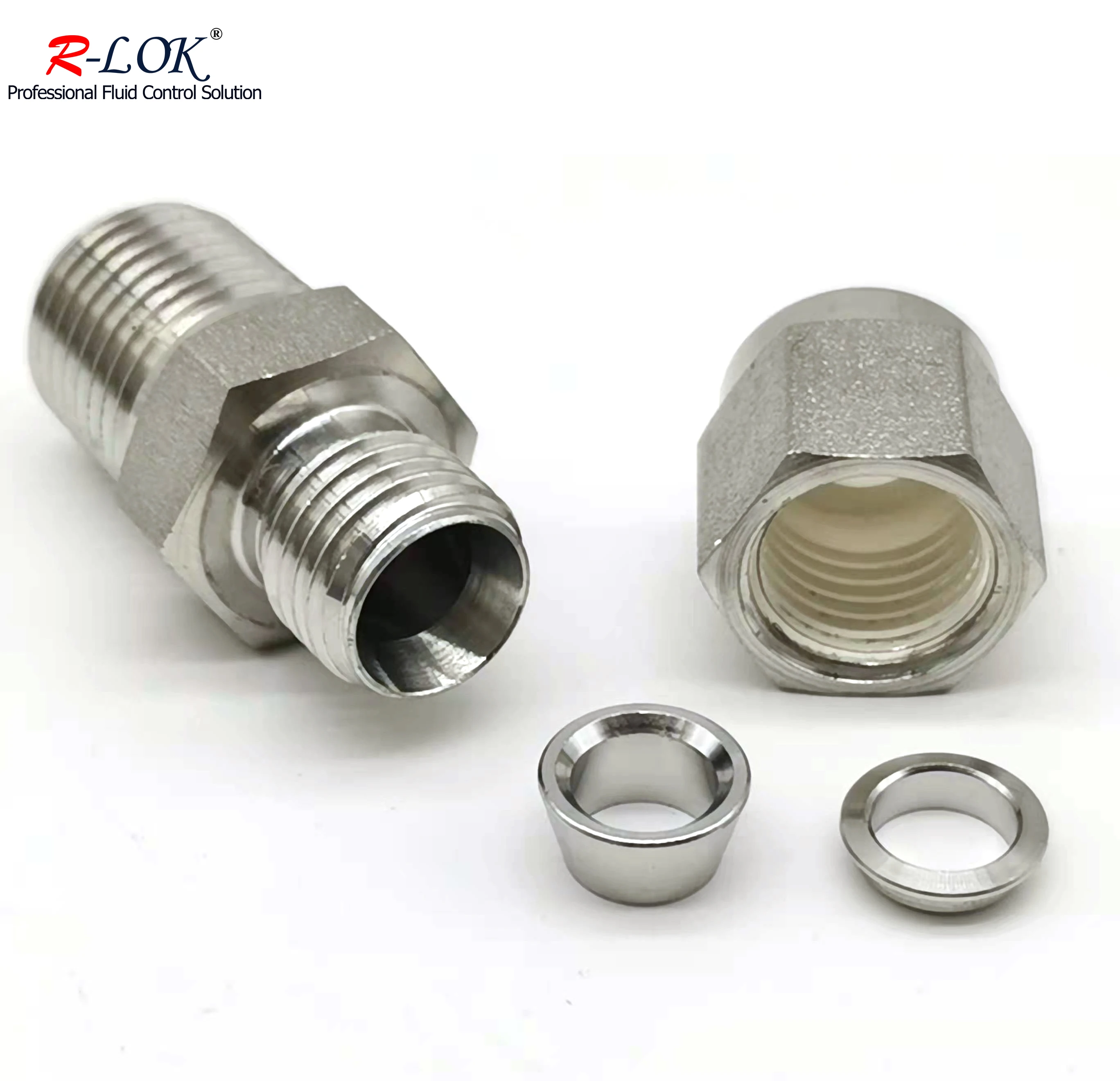 Поставщик компрессионных трубных фитингов 316 SS ferrrule Connector Instrumentation Male