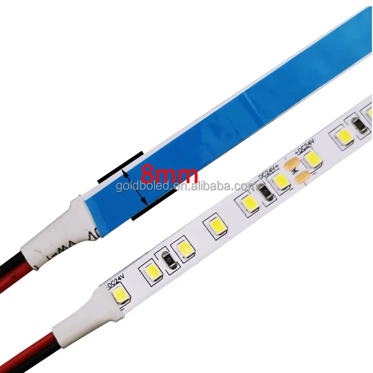 SMD2835 Led Strip Light 5M/10M Roll 8MM 10MM 3000K 4000K 6500K 60D 120D 240D 2500 lumens 12V 24v smd 2835 led strip light
