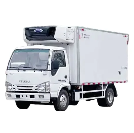 Japan Brand isuzu ELF Refrigerator Truck Freezer Cooling Box Truck for Frozen Transport