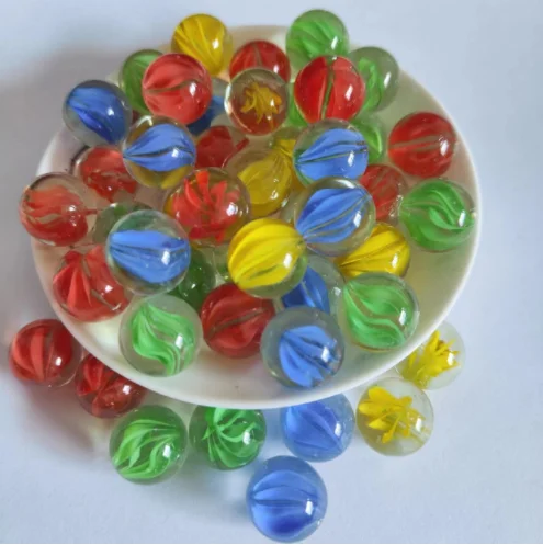 Hot sale Glass Marbles Balls canicas bolas marmol de vidrios Beautiful mixed Colour children playing games kids Toy customized