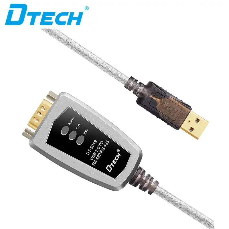 DTECH USB 2.0 One Port To Rs422 Rs485 Plug and Play Converter Cable 2M