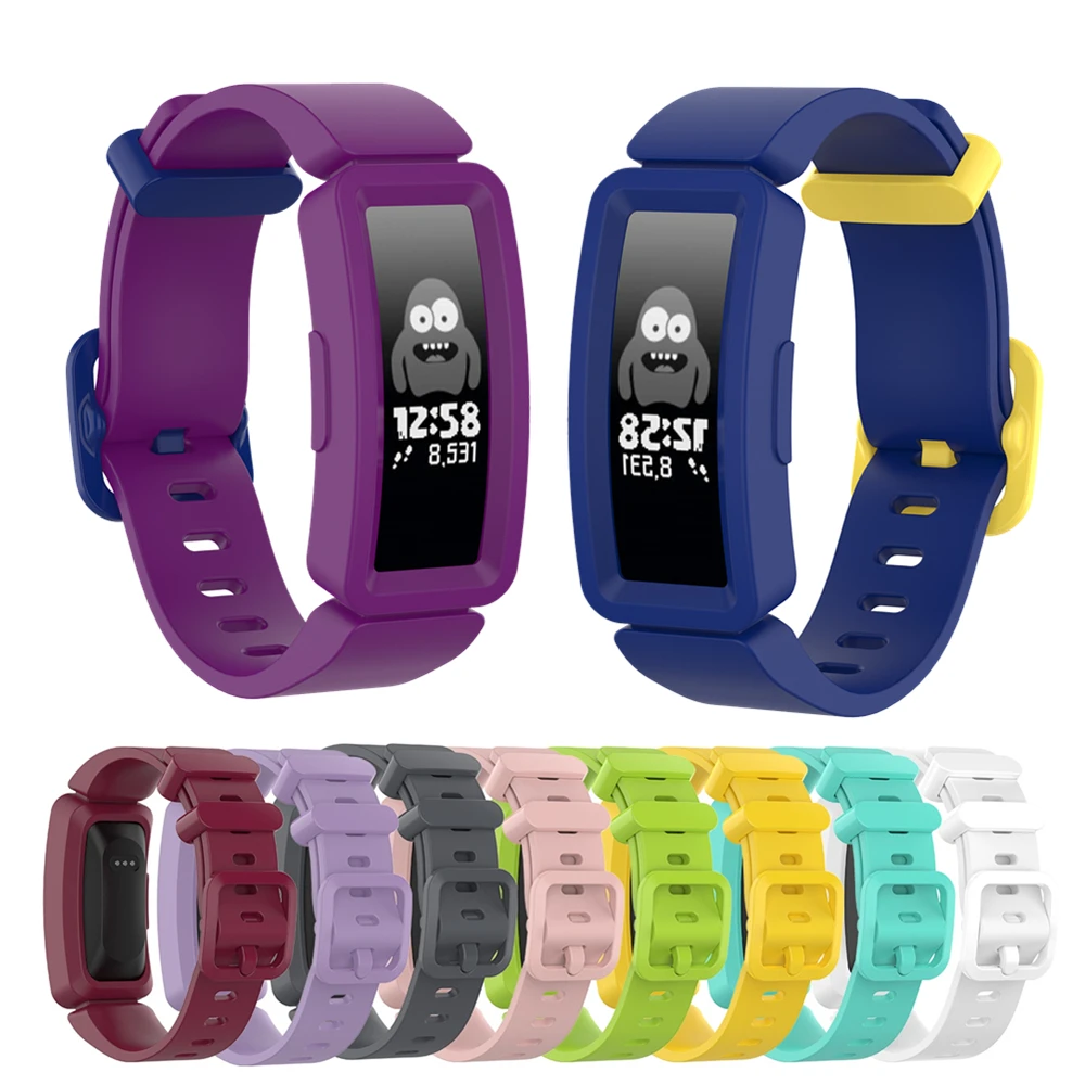 Replacement Soft Silicone Strap For Fitbit ace 2 Kids Smart Watch Band Classic Bracelet For Fitbit Inspire/Inspire HR Wristbands
