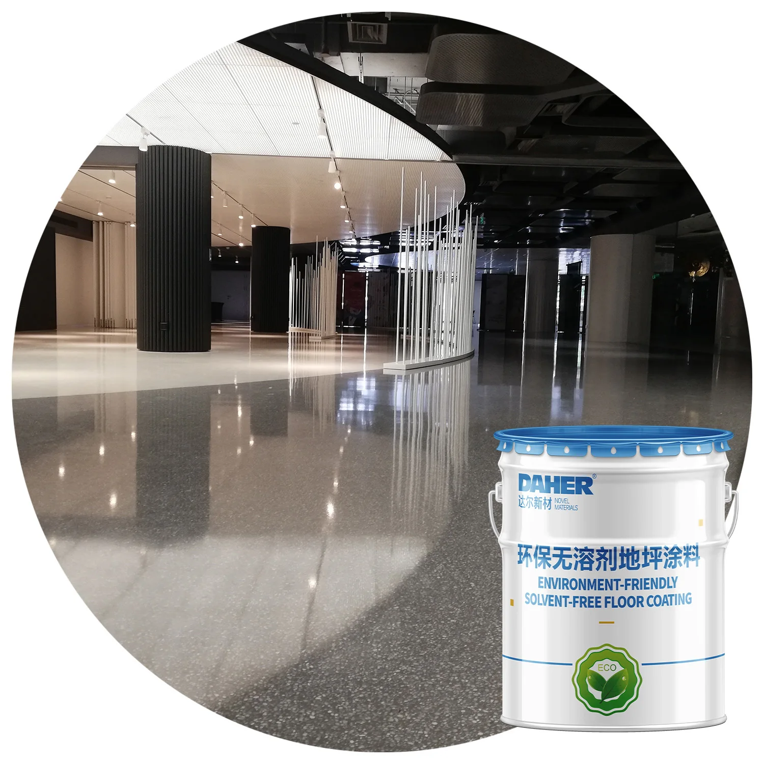 Fast Drying Heavy Duty Epoxy Terrazzo Flooring