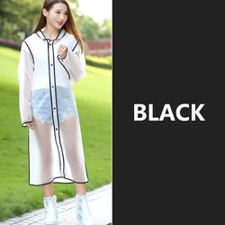 Adults Raincoat with Hoods and Sleeves men Women EVA thick material Plastic easy to carry light weight