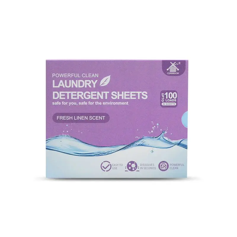 Hot products washing laundry detergent sheet for clothing washing safe biodegradable powerful concentrated cleaning