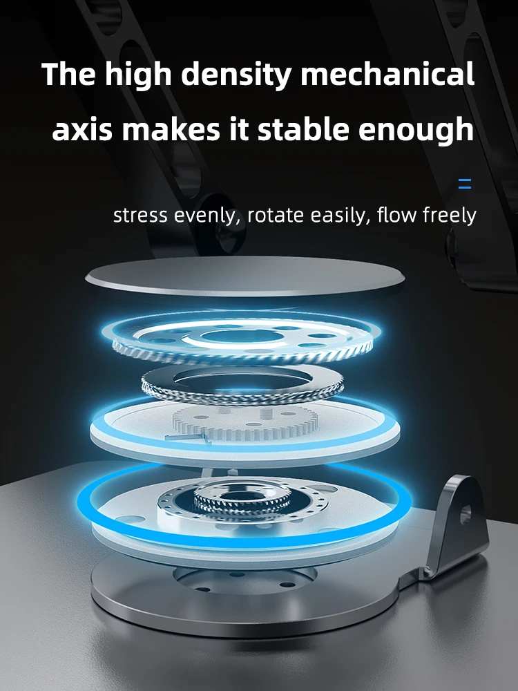Great Roc 360 rotating laptop stand fit for up to 15.6 inch notebook desktop  computer holder riser stand laptop foldable riser